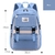 Fengdong high school bags for girls student many pockets waterproof school backp
