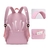 Fengdong high school bags for girls student many pockets waterproof school backp