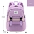 Fengdong high school bags for girls student many pockets waterproof school backp - loja online