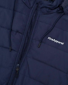 Jaqueta Puffer Fire Around The City (Azul Marinho) - comprar online