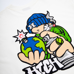 Camiseta High Rebel White - Banzai Surf Company