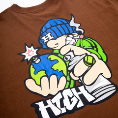 Camiseta High Rebel Brown - Banzai Surf Company