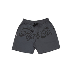 Shorts High Script Grey