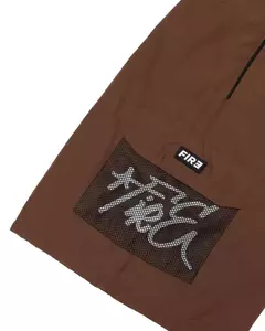 Shorts Cargo Fire Taslan Express Your Art (Marrom) - Banzai Surf Company