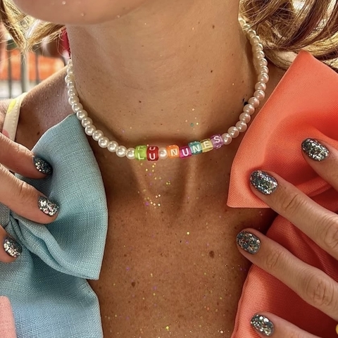 choker letrinhas - comprar online