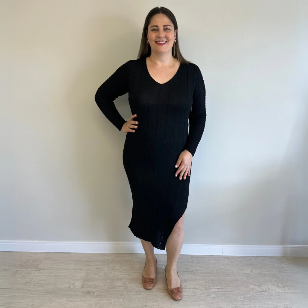 Vestido tricot Amanda