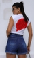 Blusa Cavada com Ombreiras Feminina Mildura Branco - comprar online