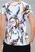 Camiseta Estampada Decote Careca Atacado Feminino Tajura - comprar online