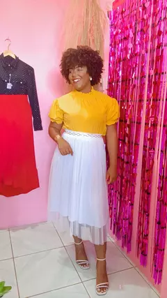 Saia Tule Brilho - comprar online