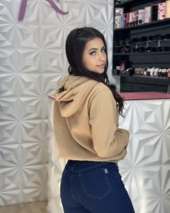 Blusa Manga Longa Moletom com Ziper e Capuz - loja online
