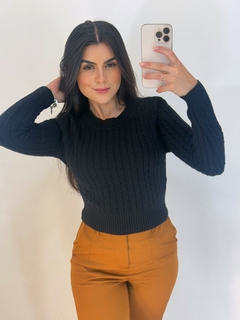 Blusa Tricô Manga Longa na internet