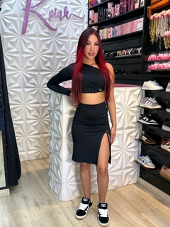 Conjunto Midi Coroa Manga Longa na internet