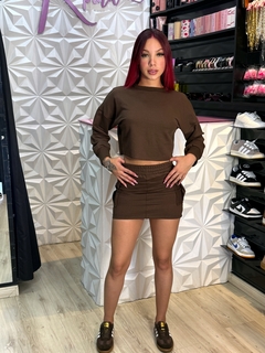 Conjunto Cargo Moletinho Manga Longa - comprar online