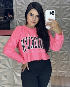 Cropped Moletinho Manga Longa - loja online