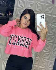 Cropped Moletinho Manga Longa - Rpinkfahion