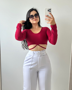 Calça Alfaiataria com Cinto - comprar online