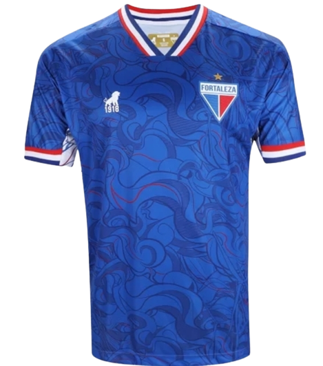 Camisa Fortaleza I Torcedor Leão 23/24 - Azul - Masculino Torcedor