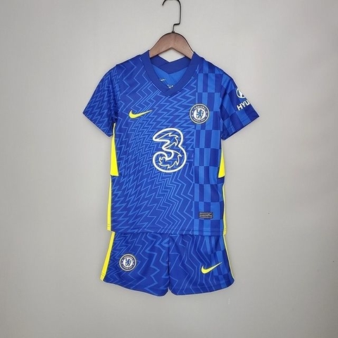 Cojunto Infantil Chelsea l 21/22 - Azul - Nike