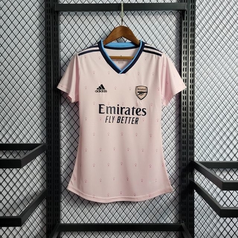 Camisa Arsenal Third 22/23 Rosa - Adidas - Feminina