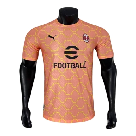 Camisa AC Milan Pré-jogo III 25/26 - Jogador Puma Masculina - Rosa
