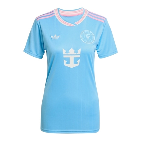 Camisa Inter Miami III 25/26 - Torcedor Adidas Feminina - Azul