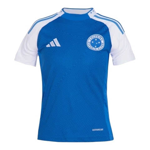 Camisa Cruzeiro I 25/26 - Torcedor Adidas Feminina - Azul e branca
