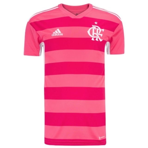 Camisa Flamengo 22/23 Outubro Rosa - Adidas - Masculino Torcedor