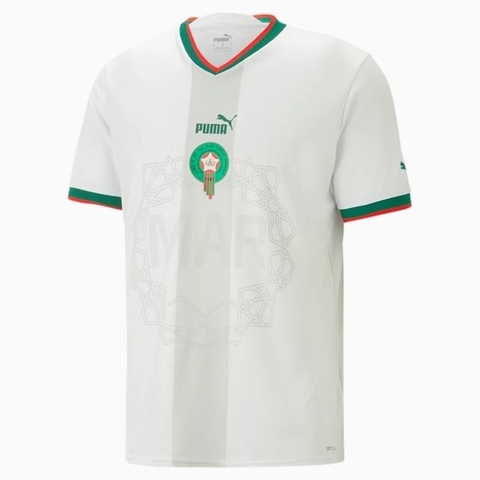 Camisa Seleção Marrocos Away 22/23 - Puma - Branca - Masculino Torcedor