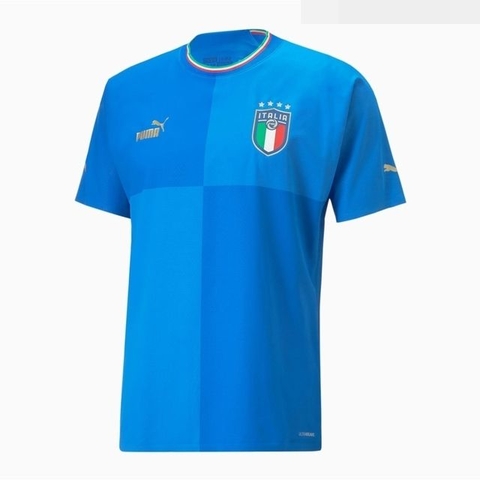 Camisa Seleção Itália Home 22/23 - Puma - Azul - Masculino Torcedor