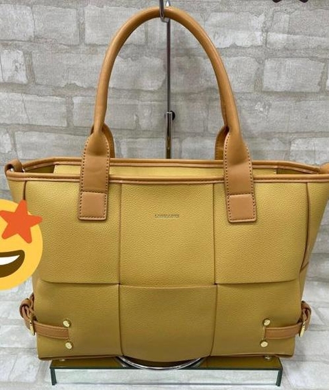Bolsa Satchel Trançada Grande 2 em 1