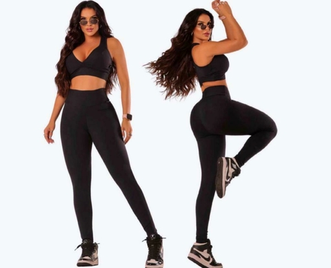 Conjunto Fitness Top e Legging
