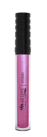 Gloss Lip Volumoso Rose glitter com Ácido Hialurônico Cor 06 - Max Love