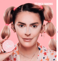 PÓ FACIAL SOLTO ROSA PINK POWDER BY KAREN BACHINI - EUBELLA - MAQUIAGENS & COSMÉTICOS 