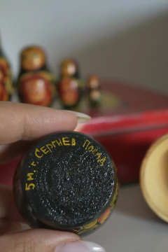 Conjunto de matrioscas russas originais - Rasgada Janela Curadoria Vintage