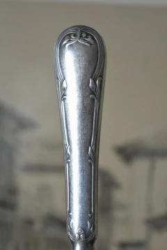 Conjunto de facas de mesa em prata Fracalanza (04 uni) na internet