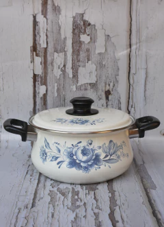 *RARIDADE* Caçarola esmaltada Mãe ágata G