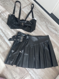 POLLERA MEGAN TABLEADA - comprar online