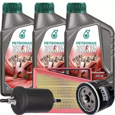 Kit de Troca de Oleo Selenia K Forward Sae 0w20 API SN e Filtros