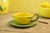 Conjunto 6 Xícaras Chá com Pires Cerâmica Limão 1ª Linha - comprar online