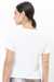 Blusa Básica Decote Careca Off White - loja online