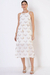 Vestido Feminino Voil Bordado Off White - comprar online