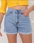 Shorts barra dobrada jeans claro - comprar online