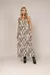 Vestido longo animal print zebra na internet