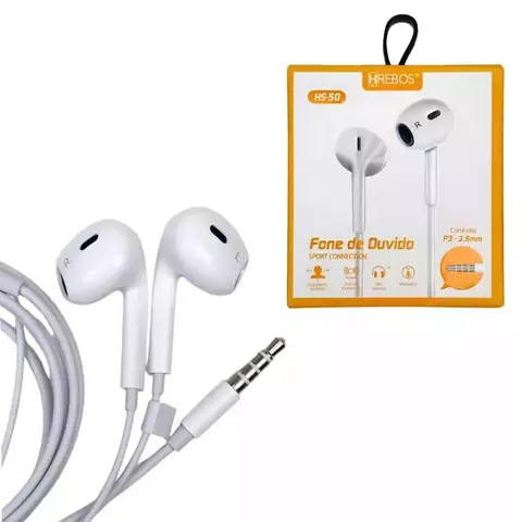 FONE DE OUVIDO HREBOS FN-050P