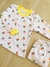 Pijama Florzinha amarela
