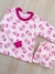 Pijama Flores rosa