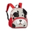 Mochila Dog vermelho de costas