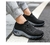 Sapatos femininos respirável malha de caminhada com aumento de altura sem cadar - comprar online