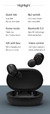 Imagem do Original Xiaomi Redmi Airdots S Fones de ouvido sem fio TWS Bluetooth 5.0 Estér