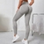 Imagem do Leggings de ioga Leggings esportivas femininas Fitness sem costura Leggings de t